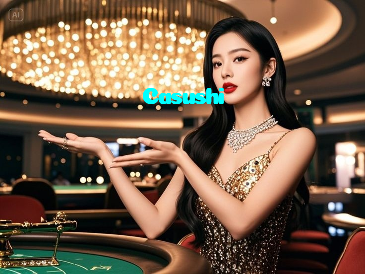 Casushi casino presented on mobile device in Pakistan with slots and live games